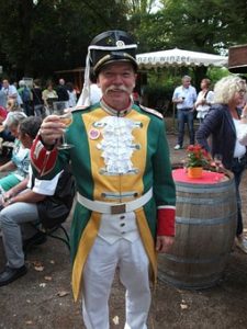 man holding wine